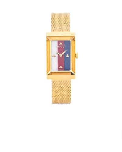 Gucci G-フレーム 腕時計 - ホワイト