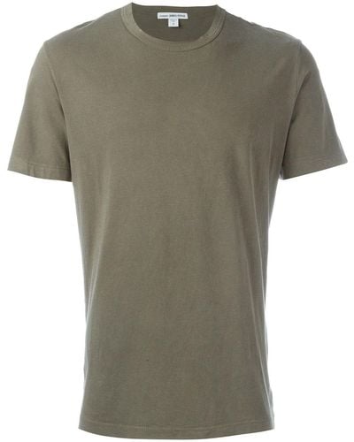 James Perse Camiseta con cuello redondo - Verde