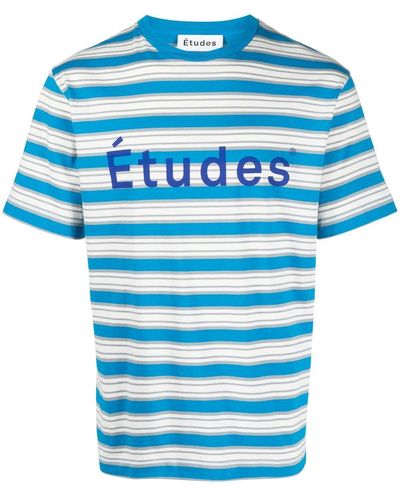 Etudes Studio ロゴ Tシャツ - ブルー