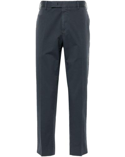 PT Torino Slim-cut Chino Trousers - ブルー
