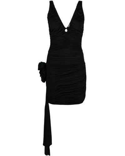 Magda Butrym Mouwloze Mini-jurk - Zwart