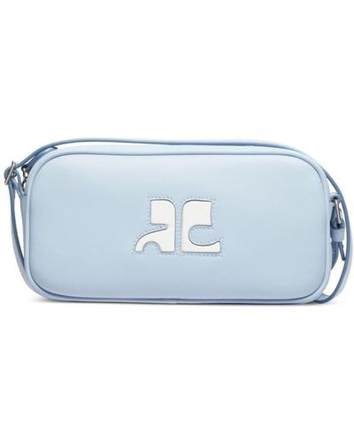 Courreges Reedition レザーバッグ - ブルー