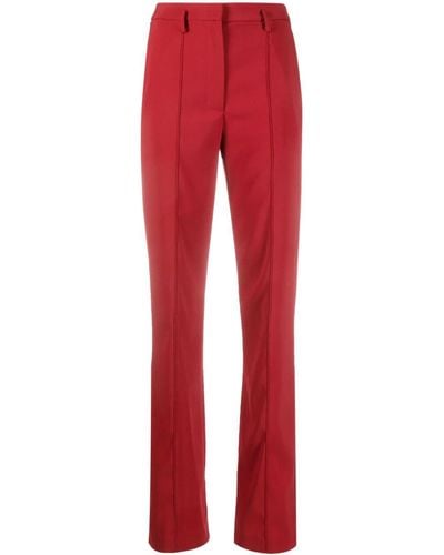 Patrizia Pepe Pantalones de vestir Essential - Rojo