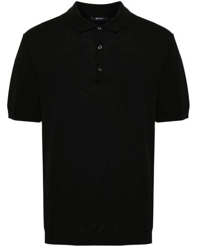 BOGGI Cotton Polo Shirt - Black