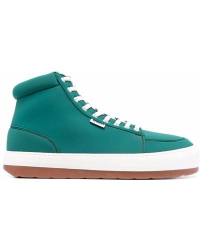Sunnei Chunky-sole High Top Trainers - Green