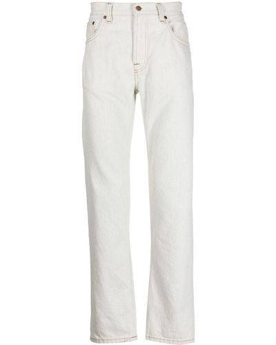 Nudie Jeans Straight Jeans - Wit