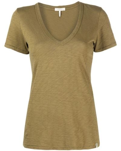 Rag & Bone Katoenen T-shirt - Groen