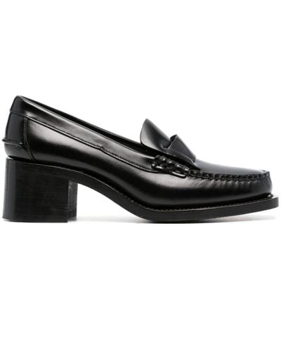Hereu Sineu 50mm Leather Loafers - Black