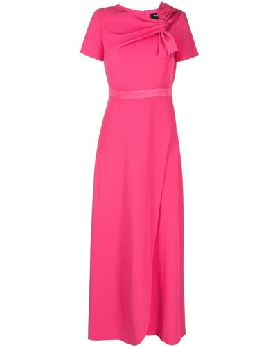 Paule Ka Asymmetric Maxi Dress - Pink