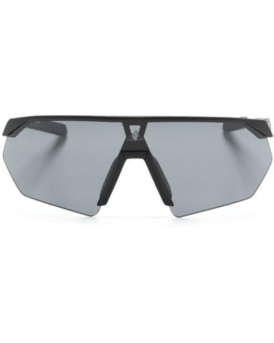 adidas Sonnenbrille mit geometrischem Gestell - Grau