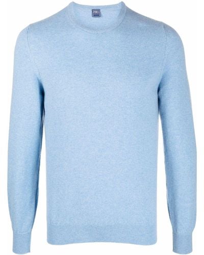 Fedeli Fine Cashmere Sweater - Blue