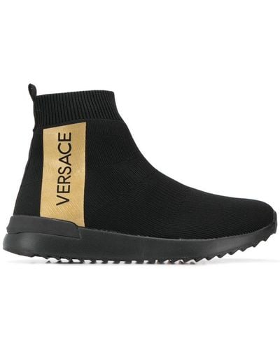 Versace Jeans Couture Zapatillas estilo calcetín - Negro