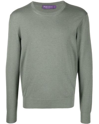 Ralph Lauren Purple Label Gerippter Strickpullover - Grün