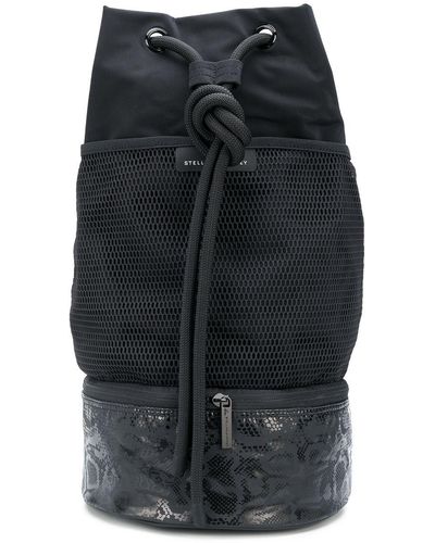 adidas By Stella McCartney Sac à dos à lien de resserrage - Noir