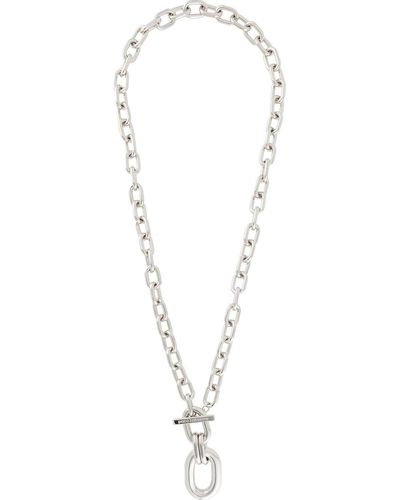 Rabanne toggle Chain Pendant Necklace - Metallic