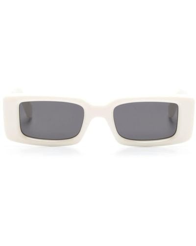 Off-White c/o Virgil Abloh Arthur Rectangle-frame Sunglasses - Grey