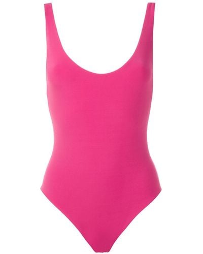 Amir Slama U-neck Swim Suit - Pink