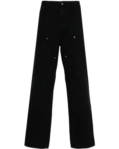 Carhartt Double Knee Loose-Fit Trousers - Black