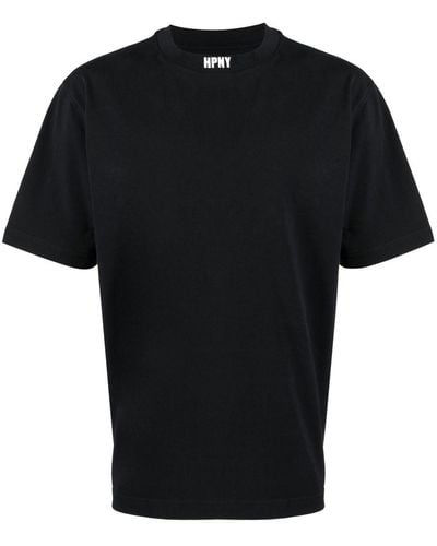 Heron Preston Camiseta con parche del logo - Negro