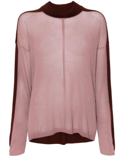 Rick Owens Combo Pullover mit tiefen Schultern - Pink