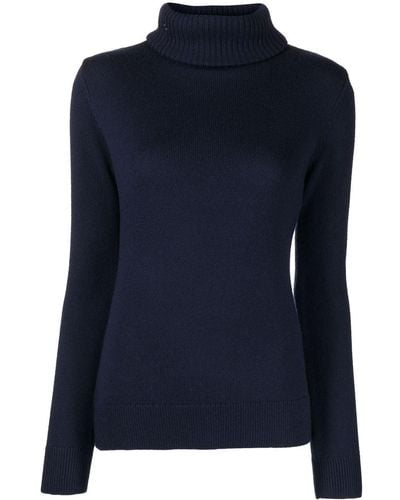 Perfect Moment Roll-neck Merino-wool Sweater - Blue