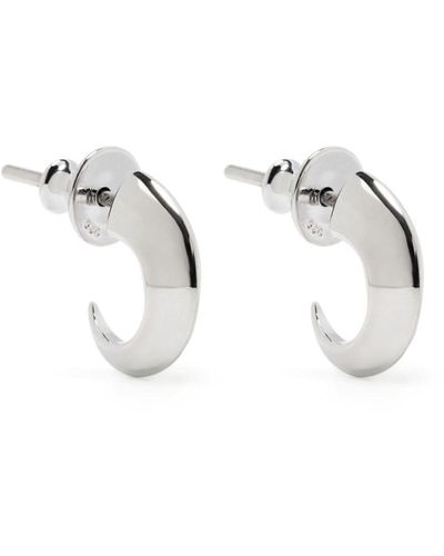 Shaun Leane Boucles d'oreilles à design de petit anneau - Noir