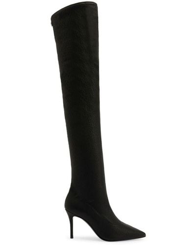 Giuseppe Zanotti Makanzie Leather Thigh-high Boots - Black