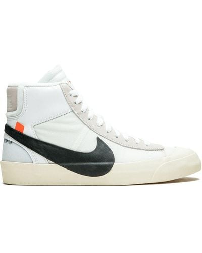 NIKE X OFF-WHITE 'The 10: Blazer' High-Top-Sneakers - Weiß