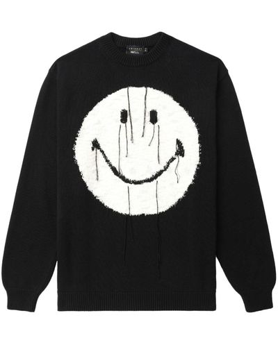 Joshua Sanders Logo-embroidered Cotton Sweater - Black