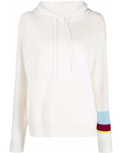 Chinti & Parker Love Intarsia-knit Hoodie - Multicolor