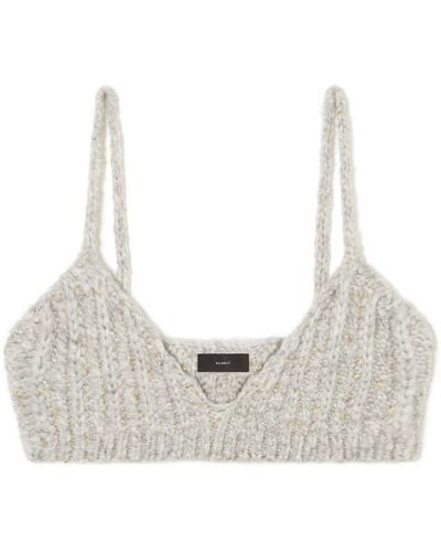 Alanui The Astral Knitted Bralette - White