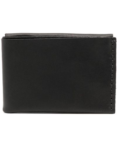 Werkstatt:münchen Bi-fold leather wallet - Nero