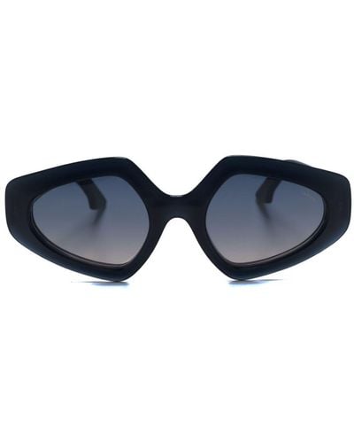 LAPIMA Antonia Geometric-frame Sunglasses - Blue