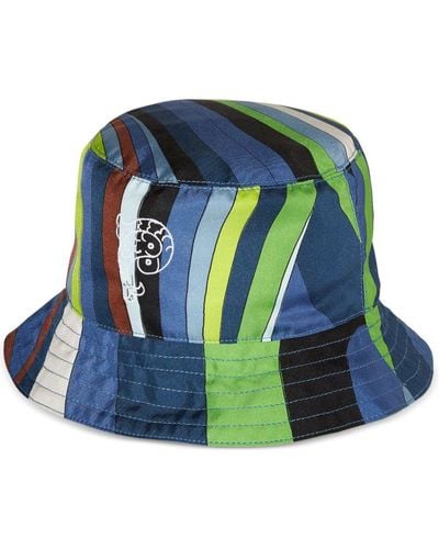 Emilio Pucci Logo-embroidered Bucket Hat - Green