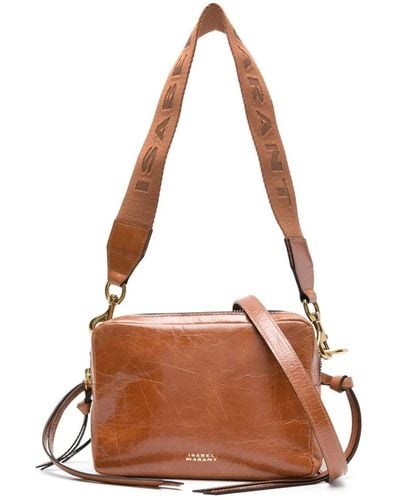 Isabel Marant Wardy Leather Shoulder Bag - Brown