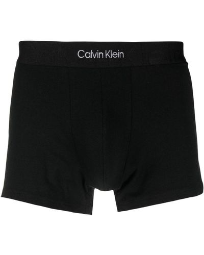 Calvin Klein ロゴウエスト ブリーフ - ブラック