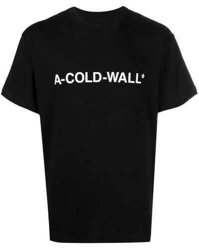 A_COLD_WALL* ロゴ Tシャツ - ブラック