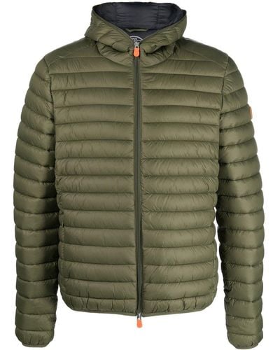 Save The Duck Vegan Quilted Down Jacket - Green