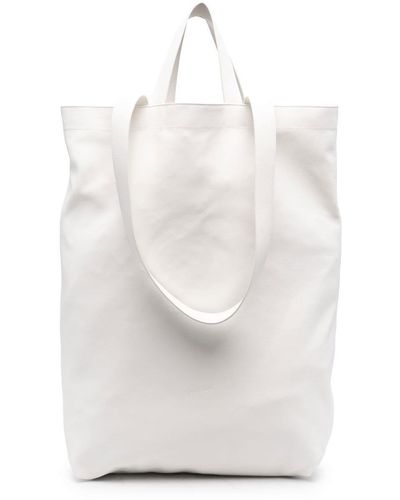 Marsèll Sporta Leather Tote Bag - White