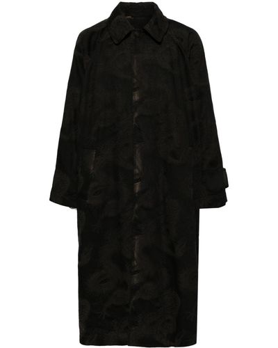 Uma Wang Carlo single-breasted coat - Negro