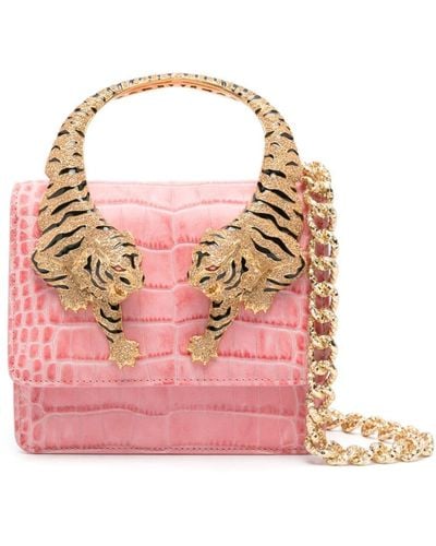 Roberto Cavalli Roar Handtasche - Pink