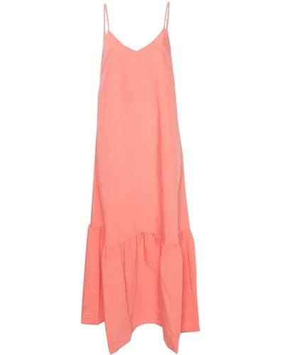Peserico Bead-detail Sleeveless Dress - Pink