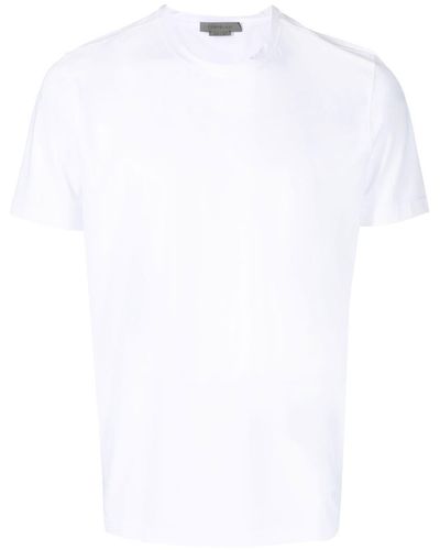 Corneliani T-Shirt mit Rundhalsausschnitt - Weiß