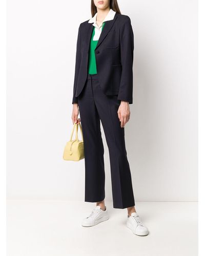 L'Autre Chose Blazer slim con botones - Negro