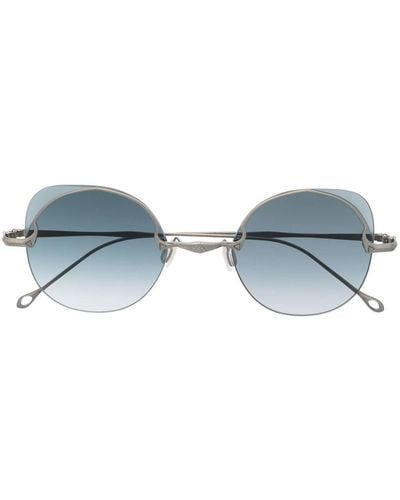 Rigards Runde Sonnenbrille mit Farbverlauf - Blau