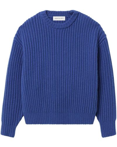 John Elliott Capri Crew-neck Sweater - Blue