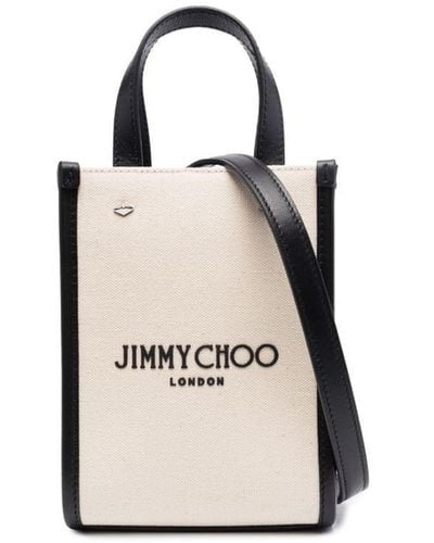 Jimmy Choo ノース/サウス トートバッグ ミニ - ナチュラル