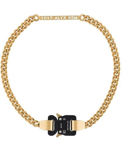 1017 ALYX 9SM Rollercoaster Buckle Curb Chain Necklace - Metallic