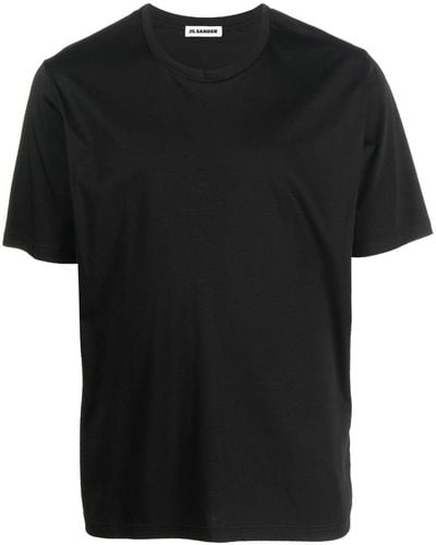 Jil Sander Short-sleeve Cotton T-shirt - Black