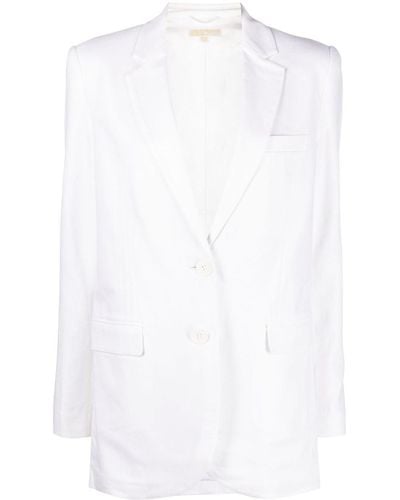 MICHAEL Michael Kors Blazer à simple boutonnage - Blanc